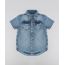 Camisa-Jeans-Infantil-com-Bolsos-Manga-Curta-Azul-Medio-9487248-Azul_Medio_1