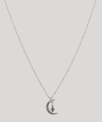 Colar-Feminino-com-Pingente-de-Lua-com-Strass-Prateado-9435985-Prateado_1