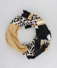 Cachecol-Feminino-com-Estampa-Animal-Print-Bege-9401565-Bege_2