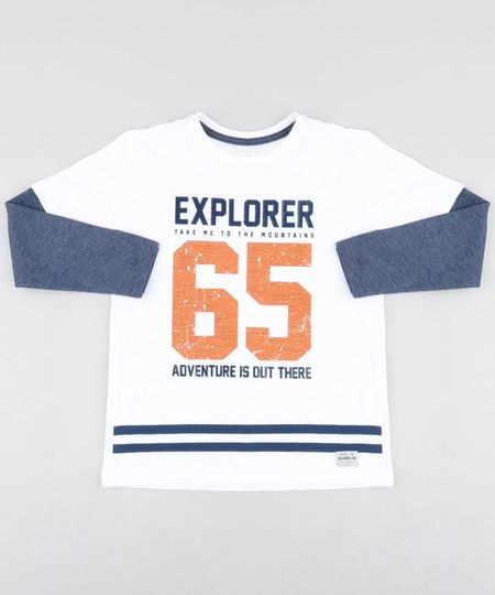 Camiseta-Infantil--Explorer--Manga-Longa-Gola-Careca-Off-White-9440227-Off_White_1 Camiseta-Infantil--Explorer--Manga-Longa-Gola-Careca-Off-White-9440227-Off_White_1