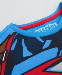 Pijama-Infantil-Capitao-America-Manga-Curta-Azul-9476324-Azul_5