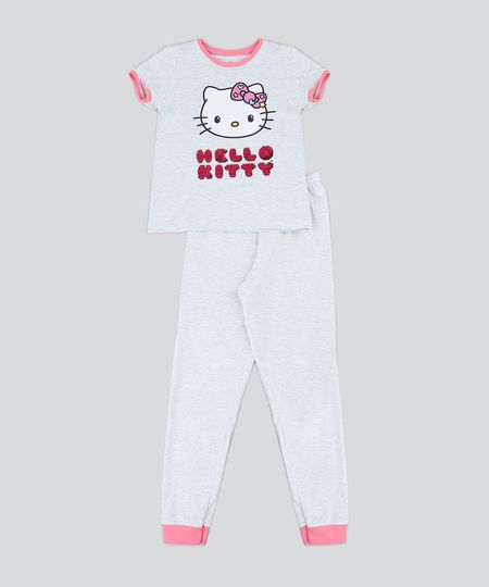 Pijama-Infantil-Hello-Kitty-com-Paete-Dupla-Face-Manga-Curta-Cinza-Mescla-Claro-9476295-Cinza_Mescla_Claro_1 Pijama-Infantil-Hello-Kitty-com-Paete-Dupla-Face-Manga-Curta-Cinza-Mescla-Claro-9476295-Cinza_Mescla_Claro_1