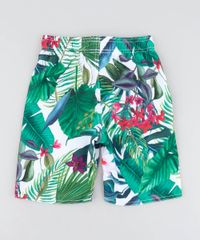Bermuda-Surf-Infantil-Estampada-de-Folhas-Branco-9519915-Branco_2