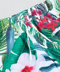 Bermuda-Surf-Infantil-Estampada-de-Folhas-Branco-9519915-Branco_3