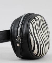 Pochete-Feminina-com-Pelo-Animal-Print-Preta-9439382-Preto_5
