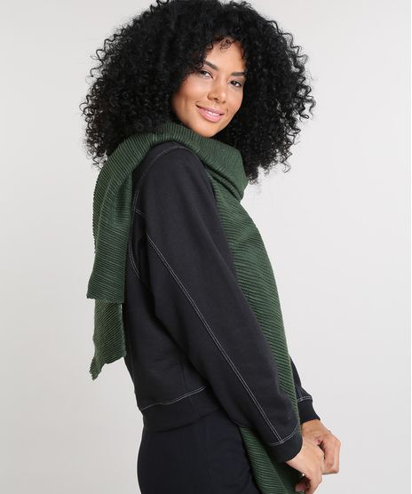 Lenco-Feminino-Plissado-Verde-9401563-Verde_1