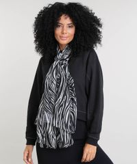 Lenco-Feminino-Estampado-Animal-Print-Preto-9401577-Preto_1 Lenco-Feminino-Estampado-Animal-Print-Preto-9401577-Preto_1