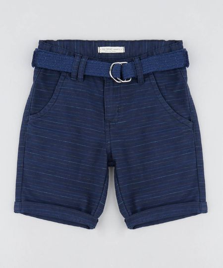 Bermuda-Infantil-Listrada-com-Cinto-Azul-Marinho-9453633-Azul_Marinho_1