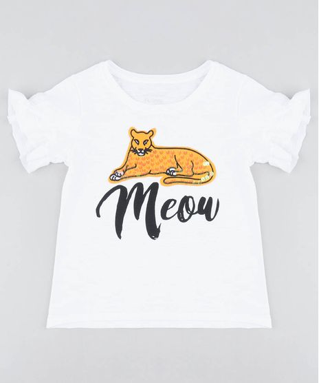 Blusa-Infantil--Meow--com-Babado-na-Manga-Decote-Redondo-Off-White-9406691-Off_White_1