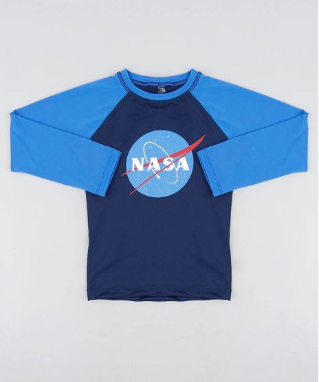 Camiseta-de-Praia-Infantil-Raglan-com-Estampa-Lunar-Manga-Longa-Azul-Marinho-9430625-Azul_Marinho_1