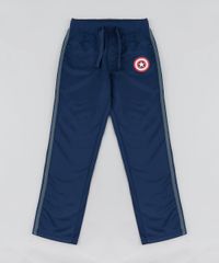 Calca-Infantil-Capitao-America-Esportiva-com-Faixas-Laterais-Azul-Marinho-9336458-Azul_Marinho_1
