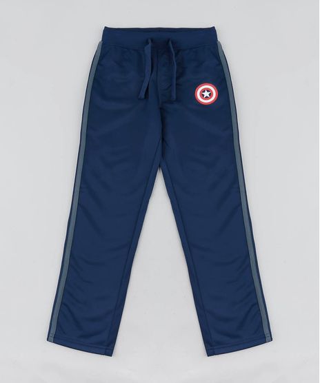 Calca-Infantil-Capitao-America-Esportiva-com-Faixas-Laterais-Azul-Marinho-9336458-Azul_Marinho_1