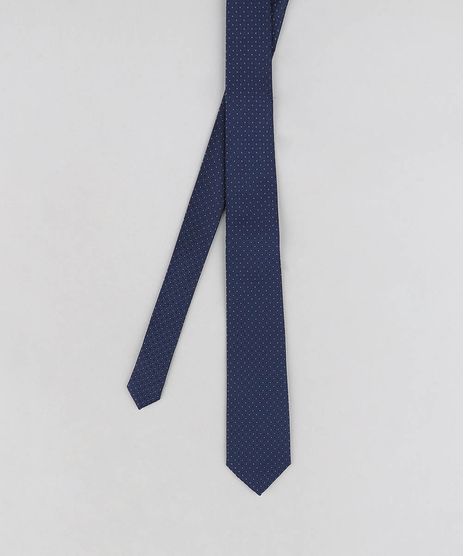 Gravata-Masculina-Texturizada-Estampada-de-Poas-Azul-Marinho-9349091-Azul_Marinho_1