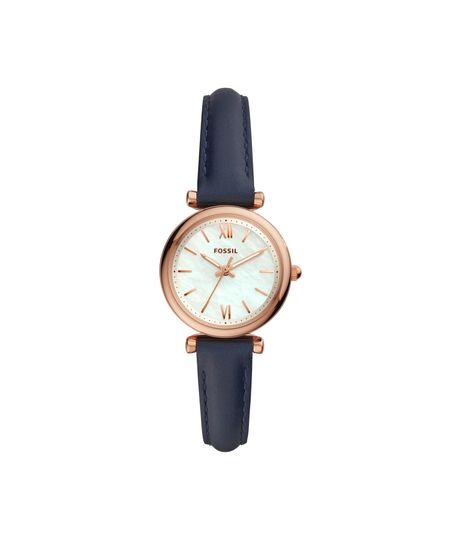 Relógio Fossil Carlie Mini Feminino Rosé ES4502/0TN Menor preço em Relógio Fossil Carlie Mini Feminino Rosé ES4502/0TN