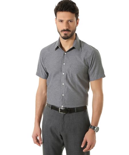 Camisa-Social-Comfort-Estampada-Cinza-8424082-Cinza_1 Camisa-Social-Comfort-Estampada-Cinza-8424082-Cinza_1