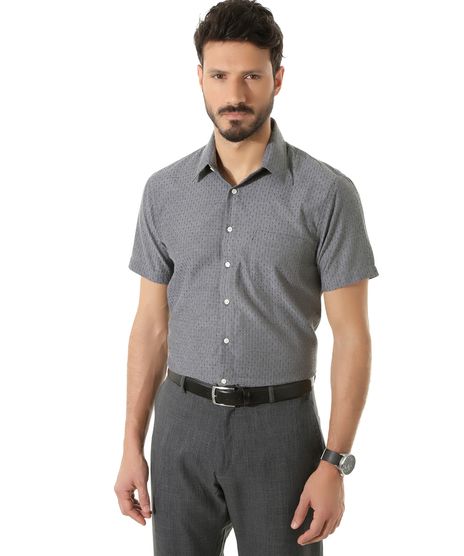 Camisa-Social-Comfort-Estampada-Cinza-8424082-Cinza_1