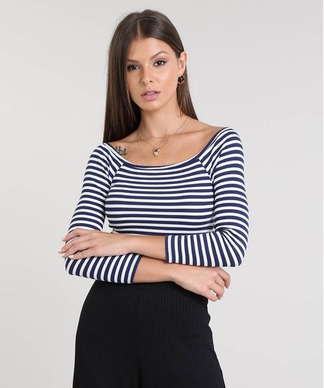 Blusa-Feminina-Basica-Canelada-Listrada-Decote-Canoa-Manga-3-4-Azul-Marinho-9057818-Azul_Marinho_1