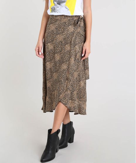Saia-Envelope-Feminina-Midi-Estampada-Animal-Print-com-Babado-Bege-9488932-Bege_1