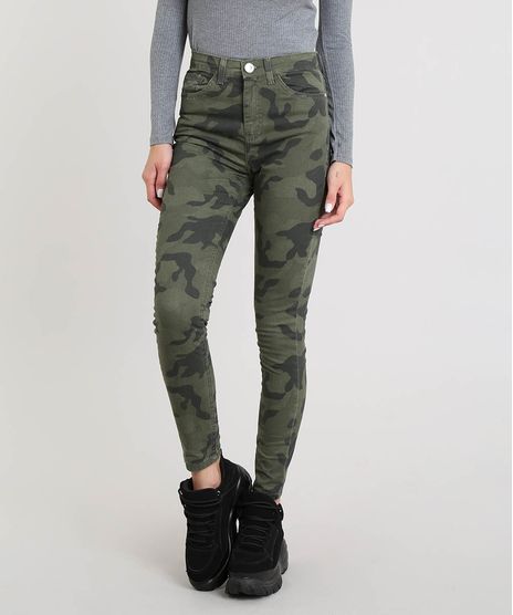 Calca-Feminina-Super-Skinny-Estampada-Camuflada-Verde-Militar-9453714-Verde_Militar_1