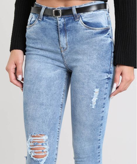 cintos femininos para usar com calça jeans