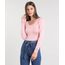Blusa-Feminina-Basica-Manga-Longa-Decote-Redondo-Rose-8578638-Rose_1
