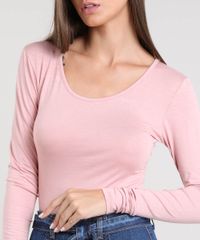 Blusa-Feminina-Basica-Manga-Longa-Decote-Redondo-Rose-8578638-Rose_4
