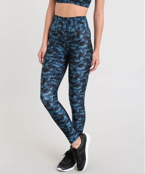 calça legging camuflada feminina