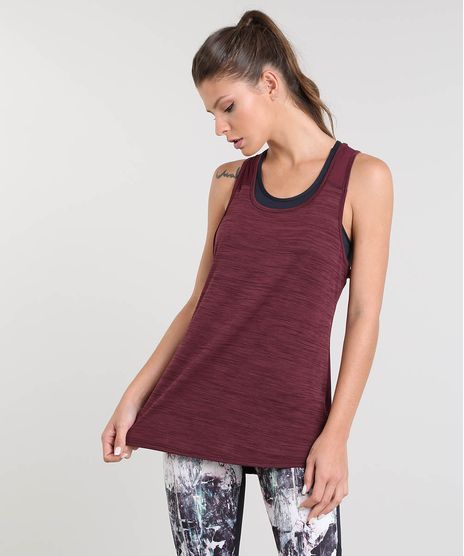 Regata-Feminina-Esportiva-Ace-Basica-com-Respiro-Vinho-9400446-Vinho_1