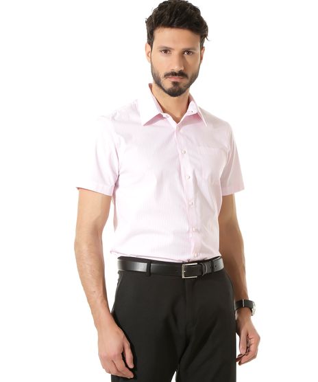 Camisa-Social-Comfort-Listrada-Rosa-8303837-Rosa_1