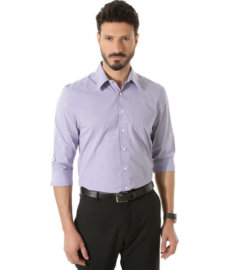 Camisa-Social-Comfort-Estampada-Pied-de-Poule-Roxa-8303882-Roxo_1