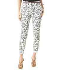 Calca-Skinny-Estampada-Floral-com-Cinto-Branca-8411166-Branco_1