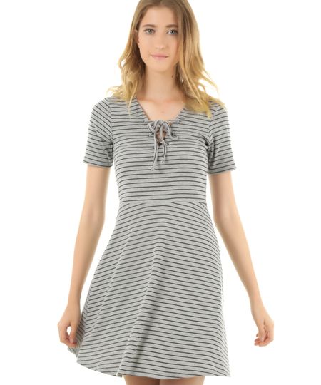Vestido-Canelado-Listrado-Cinza-Mescla-8445490-Cinza_Mescla_1