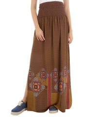 Saia-Longa-Estampada-Etnica-Marrom-8351343-Marrom_1
