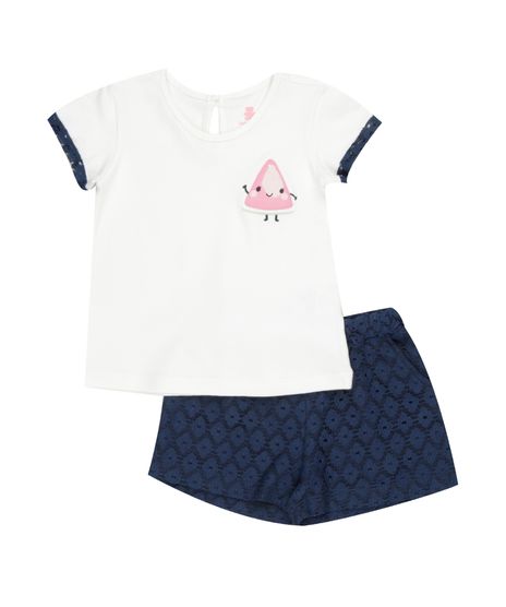 Conjunto-de-Blusa-Off-White---Short-em-Renda-Azul-Marinho-8357455-Azul_Marinho_1