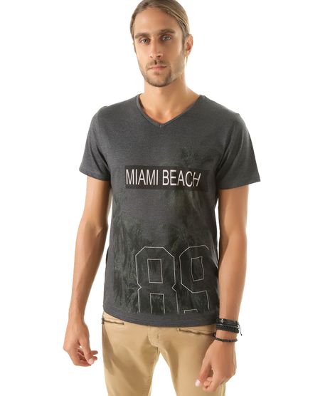 Camiseta--Miami-Beach--Cinza-Mescla-Escuro-8443221-Cinza_Mescla_Escuro_1