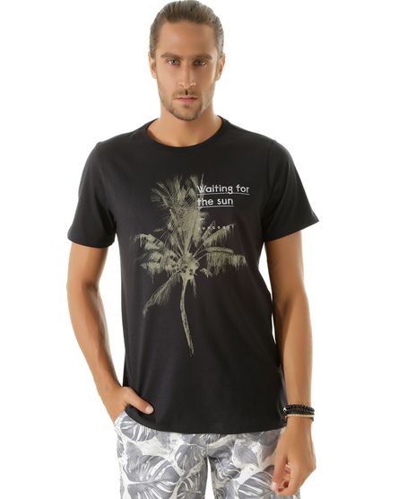 Camiseta--Waiting-for-the-sun--Preta-8440473-Preto_1