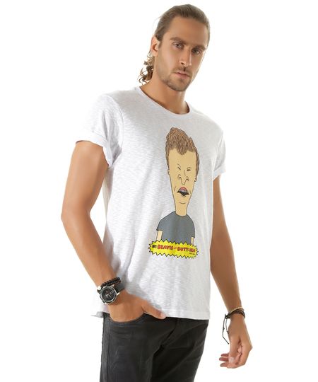 Camiseta-Flame--Beavis-and-Butt-Head--Branca-8441261-Branco_1 Camiseta-Flame--Beavis-and-Butt-Head--Branca-8441261-Branco_1