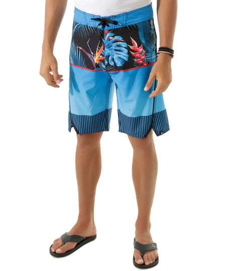 Bermuda-Estampada-de-Folhagem-Azul-8407817-Azul_1 Bermuda-Estampada-de-Folhagem-Azul-8407817-Azul_1