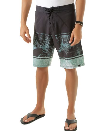Bermuda-Estampada-de-Folhagem-Preta-8429209-Preto_1