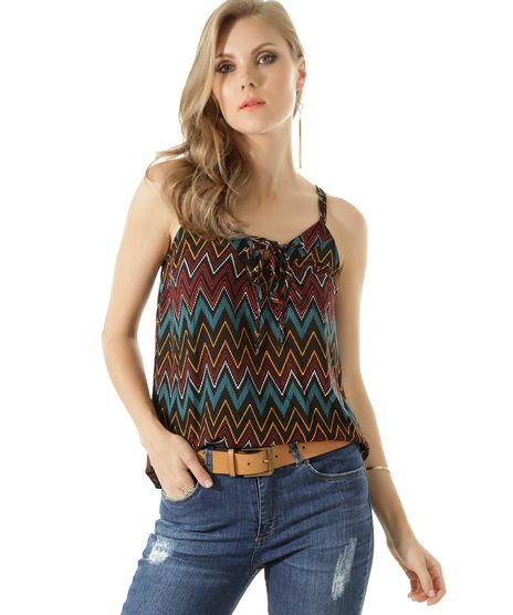 Regata-Estampada-de-Zig-Zag-Preta-8472391-Preto_1
