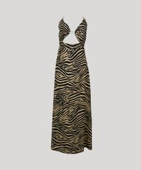 Vestido-Feminino-Mindset-Longo-Estampado-Animal-Print-com-Fenda-Bege-9544639-Bege_5
