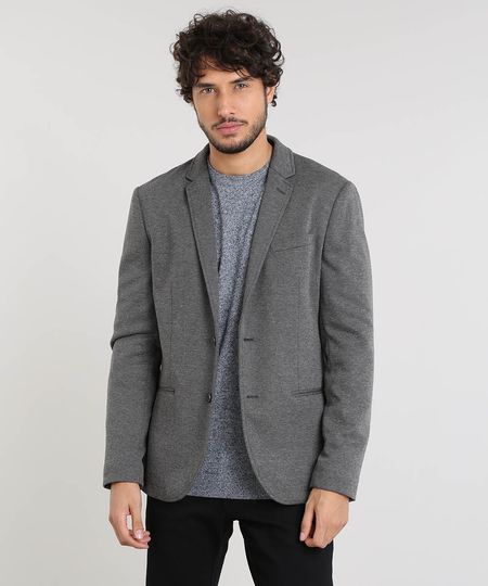 Blazer-Masculino-Gola-Tailleur-Cinza-Mescla-Escuro-9357896-Cinza_Mescla_Escuro_1 Blazer-Masculino-Gola-Tailleur-Cinza-Mescla-Escuro-9357896-Cinza_Mescla_Escuro_1