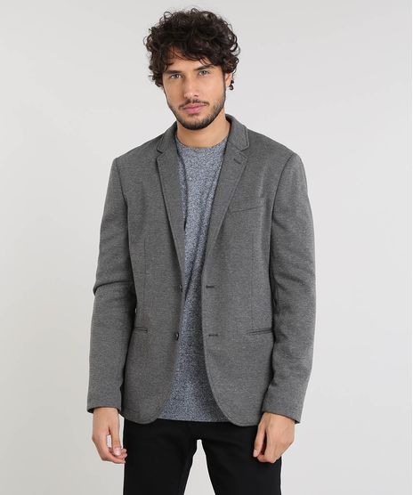 Blazer-Masculino-Gola-Tailleur-Cinza-Mescla-Escuro-9357896-Cinza_Mescla_Escuro_1