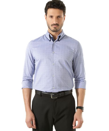 Camisa-Social-Slim-Estampada-Azul-8325840-Azul_1