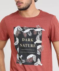 Camiseta-Masculina-Slim-Fit--Dark-Nature--Manga-Curta-Gola-Careca-Cobre-9455585-Cobre_4