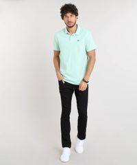Polo-Masculina-Basica-em-Piquet-Manga-Curta-Verde-Claro-9449827-Verde_Claro_3