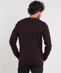 Sueter-Masculino-Basico-em-Trico-Vinho-9364114-Vinho_2