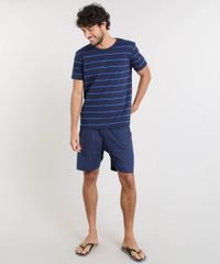 Pijama-Masculino-Listrado-Manga-Curta-Azul-Marinho-9442568-Azul_Marinho_1 Pijama-Masculino-Listrado-Manga-Curta-Azul-Marinho-9442568-Azul_Marinho_1