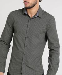 Camisa-Masculina-Slim-Estampada-Mini-Print-Manga-Longa-Preta-9253786-Preto_4