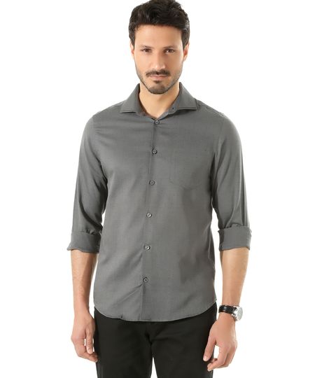 Camisa-Social-Slim-Estampada-de-Poa-Chumbo-8302708-Chumbo_1 Camisa-Social-Slim-Estampada-de-Poa-Chumbo-8302708-Chumbo_1